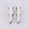 Non-Tarnish 304 Stainless Steel Beads, Laser Cut, Dagger, Stainless Steel Color, 15x4x3mm, Hole: 1.5mm