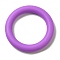 Silicone Beads, Ring, Medium Orchid, 65x10mm, Hole: 3mm
