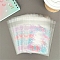 OPP Cellophane Bags, Top Seal Bags, Carrot, 10x8x0.3cm, 50pcs/set, Thickness: 2.7 Mil(0.07mm)