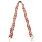 WADORN Wide Purse Strap Woven Adjustable Replacement Belt Guitar Style Crossbody Strap Jacquard Handbag Strap Stripe Canvas Bag Shoulder Bag Camel Color Strap Replacement Accessory（28.3-50.3”Length)