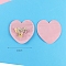 Plastic Zip Lock Bag, Storage Bags, Self Seal Bag, Heart, Pink, 10x10cm