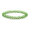 Fashionable Faceted Rondelle Glass Beads Stretch Bracelets for Women Girls Gift, 7-1/4 inch(18.5cm)