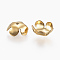 Ion Plating(IP) 304 Stainless Steel Bead Cap, 5-Petal, Flower, Golden, 3mm, Hole: 0.8mm
