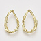 Alloy Linking Rings, Twist, Light Gold, 27x16x6mm, Hole: 22x10.5mm