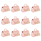 FINGERINSPIRE 12 Pack Leather Bowknot Gift Boxes with Handle 5.1x2.7x3.15 inch Pink PU Leather Mini Handbag Candy Gift Box Reusable Party Favor Candy Boxes for Wedding Birthday Shower Valentines's Day