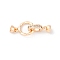 Brass Micro Pave Cubic Zirconia Peg Bails, Cadmium Free & Nickel Free & Lead Free, Real 18K Gold Plated, 27mm