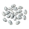 Synthetic Howlite Cabochons, Oval, 6x4x2~2.5mm