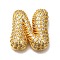 Brass with Cubic Zirconia Pendants, Cadmium Free & Nickel Free & Lead Free, Letter N, Letter N, 21x19.5x7mm, Hole: 4mm