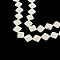 Rhombus Natural Sea Shell Beads Strands, 10~12x10~12x2.5~3mm, Hole: 1mm, about 38pcs/strand, 15.3 inch