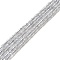 Natural Labradorite Beads Strands, Rondelle, 2x1.5mm, Hole: 0.5mm, about 283~289pcs/strand, 15.04~15.55''(38.3~39.5cm)