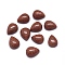 Synthetic Goldstone Cabochons, teardrop, 8x6x3mm