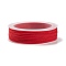 Braided Nylon Threads, Dyed, Knotting Cord, for Chinese Knotting, Crafts and Jewelry Making, Red, 1mm, about 21.87 yards(20m)/roll
