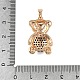 Латунные микро проложить кубического циркония подвески KK-E795-24KCG-02-3