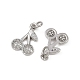 Латунные микро проложить кубического циркония подвески KK-Z120-08P-04-2