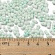 Непрозрачный матовый стеклянный бисер цвета макарон SEED-K009-12B-07-4