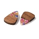 Подвески из смолы и дерева WOOD-S061-02B-2