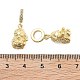 Латунные подвески KK-Q006-56G-3