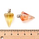 Матовые стеклянные подвески GLAA-L049-02P-3