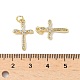 Латунные микро проложить кубического циркония подвески KK-Q068-49C-G-3