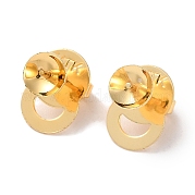 Медные серьги-гвоздики KK-F090-15G-01