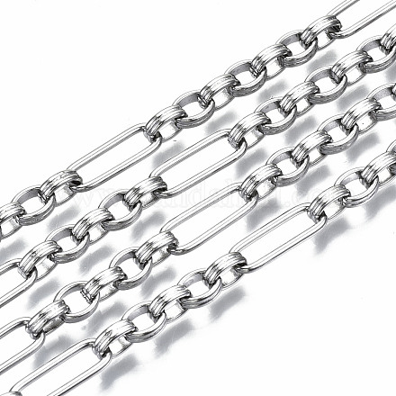 Цепи Figaro из нержавеющей стали 304 CHS-S008-004P-1