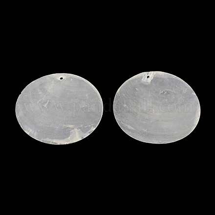 Плоские круглые подвески Capiz Shell SSHEL-R035-12-1