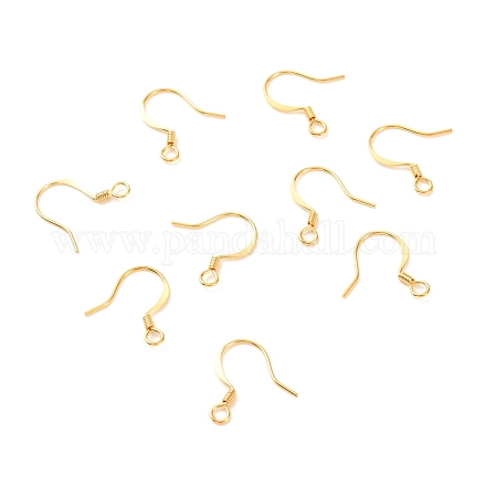 Латунные крючки для сережек KK-F824-015A-G-1