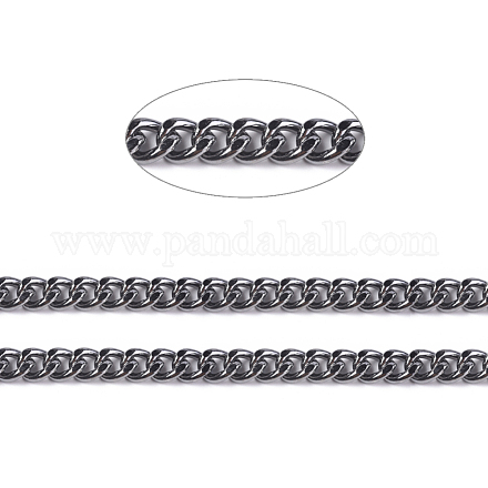 Железные кубинские звенья цепи CH-R013-7x5.5mm-B-1