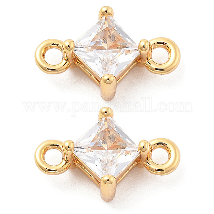 Латунные прозрачные подвески из кубического циркония KK-G516-09G-1