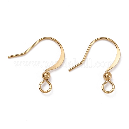 Латунные крючки для сережек KK-F824-016G-1