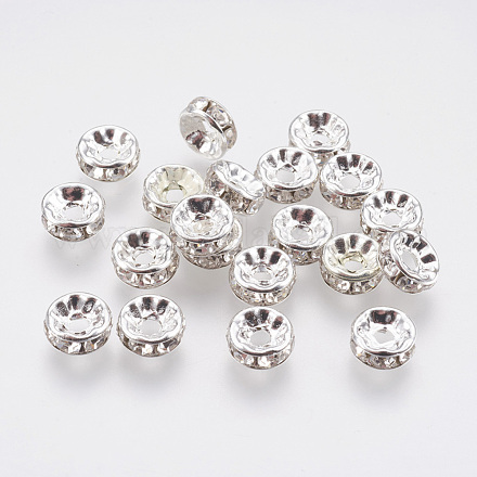 Латунные бусины из хрусталя класса А RB-A003-8MM-S-1