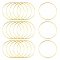 Brass Linking Rings, Golden, 30x0.7~1mm
