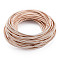 Spring Bracelets, Minimalist Bracelets, Steel French Wire Gimp Wire, for Stackable Wearing, Rose Gold, 12 Gauge, 2mm, Inner Diameter: 58.5mm