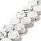 Natural Howlite Beads Strands, Rose, 14x7.5~8mm, Hole: 1.2mm, about 28~29pcs/strand, 15.16''(38.5~41.5cm)