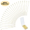 Brass Ball Head Pins, for Jewelry Making, Golden, 21 Gauge, 60x0.7mm, Head: 1.8mm, 200pcs/box