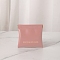 Imitation Leather Coin Purse, Multipurpose Shrapnel Makeup Bag, Headphone Storage Bag, with Magnetic Closure, Square, Pale Violet Red, 11x12cm