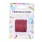 Faux Suede Cord, One Side Covering with Imitation Leather, FireBrick, 3x1.4mm, about 5.46 yards(5m)/roll