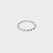 Stainless Steel Bamboo Joint Ring, Non-fading Fashion Ring, Stainless Steel Color, US Size 6(16.5mm)