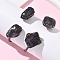 Natural Amethyst Beads Cuff Bangles, Brass Adjustable Bangles for Women, Nuggets, Inner Diameter: 2-3/8x2 inch(5.95x5.1cm)