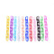 Handmade Transparent Acrylic Cable Chains, Oval, for Jewelry Making, Mixed Color, Link: 31x19x5mm, 39.37 inch(1m)/strand