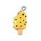 Resin Pendants, with Platinum Iron Eye Pin, Ice Cream, 24x11x4.5mm, Hole: 2mm