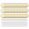 50Pcs Undyed Unfinished Wood Connector Charms, Flat Round Links with 100Pcs Brass Jump Rings, Blanched Almond, Links: 30x2.5mm, Hole: 2.5mm, Rings: 12x1.2mm, Inner Diameter: 9.6mm