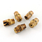 Buddhism Jewelry Findings, Natural Bodhi Beads, Column, Camel, 20.5x10.5~13mm, Hole: 4mm
