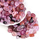 Transparent Acrylic Beads, Mixed Shapes, Two Tone, Old Rose, 10~14.5x7~11x4.5~6mm, Hole: 1.4mm, about 50pcs/20g