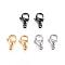 304 Stainless Steel Lobster Claw Clasps, Parrot Trigger Clasps, Mixed Color, 9x6x3mm, Hole: 1.2mm