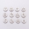 Non-Tarnish 304 Stainless Steel Charms, for DIY Jewelry Making, Flat Round with Constellation/Zodiac Sign, Stainless Steel Color, 12x1mm, Hole: 1mm, 12pcs/set