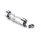 304 Stainless Steel Glass Hourglass Urn Ashes Pendants, High Polished, for Memorial Jewelry, Stainless Steel Color, 46x12mm, Hole: 5mm
