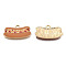 Eco-Friendly Zinc Alloy Pendants, with Enamel, Cadmium Free & Nickel Free & Lead Free, Hot Dog, Light Gold, Camel, 11x20x2mm, Hole: 1.6mm