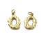 304 Stainless Steel Pendants, Nuggets, Ion Plating(IP), with Jump Ring, Real 18K Gold Plated, 14.5x9.5x2.5mm