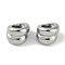 Brass Beads, Cadmium Free & Nickel Free & Lead Free, Column, Platinum, 6x5mm, Hole: 3mm